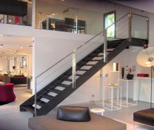 SMPR Escalier Showroom Boffi Nantes